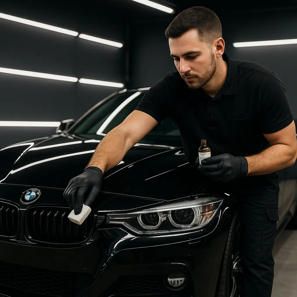 Нанасяне на керамично покритие на автомобил в Бургас – защитен детайлинг от Detail 14