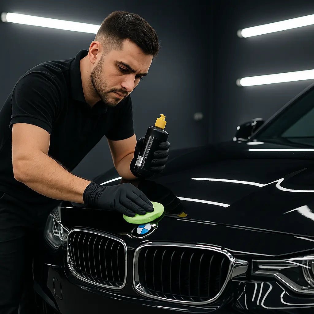 Нанасяне на вакса на автомобил в Бургас – защита и блясък от Detail 14, екстериорен детайлинг